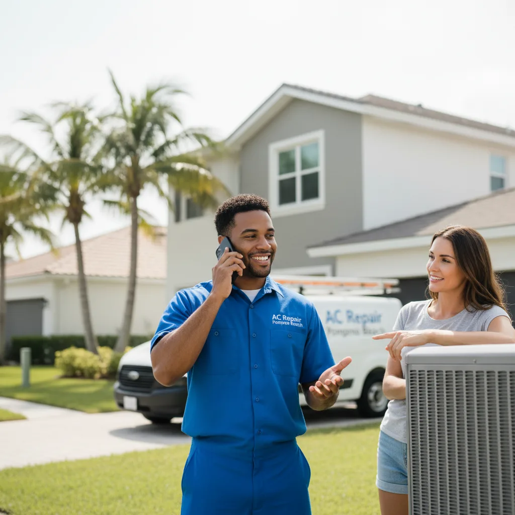 AC Repair Pompano Beach customer support in Apple Creek